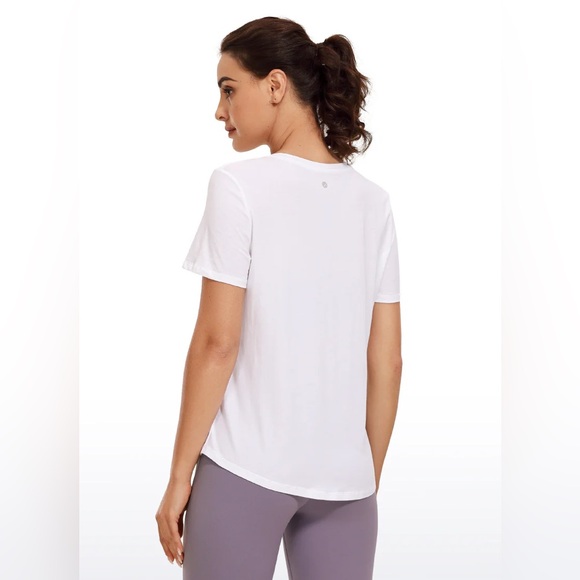 Pima Cotton Short Sleeves Round Neck - Picture 2 of 5